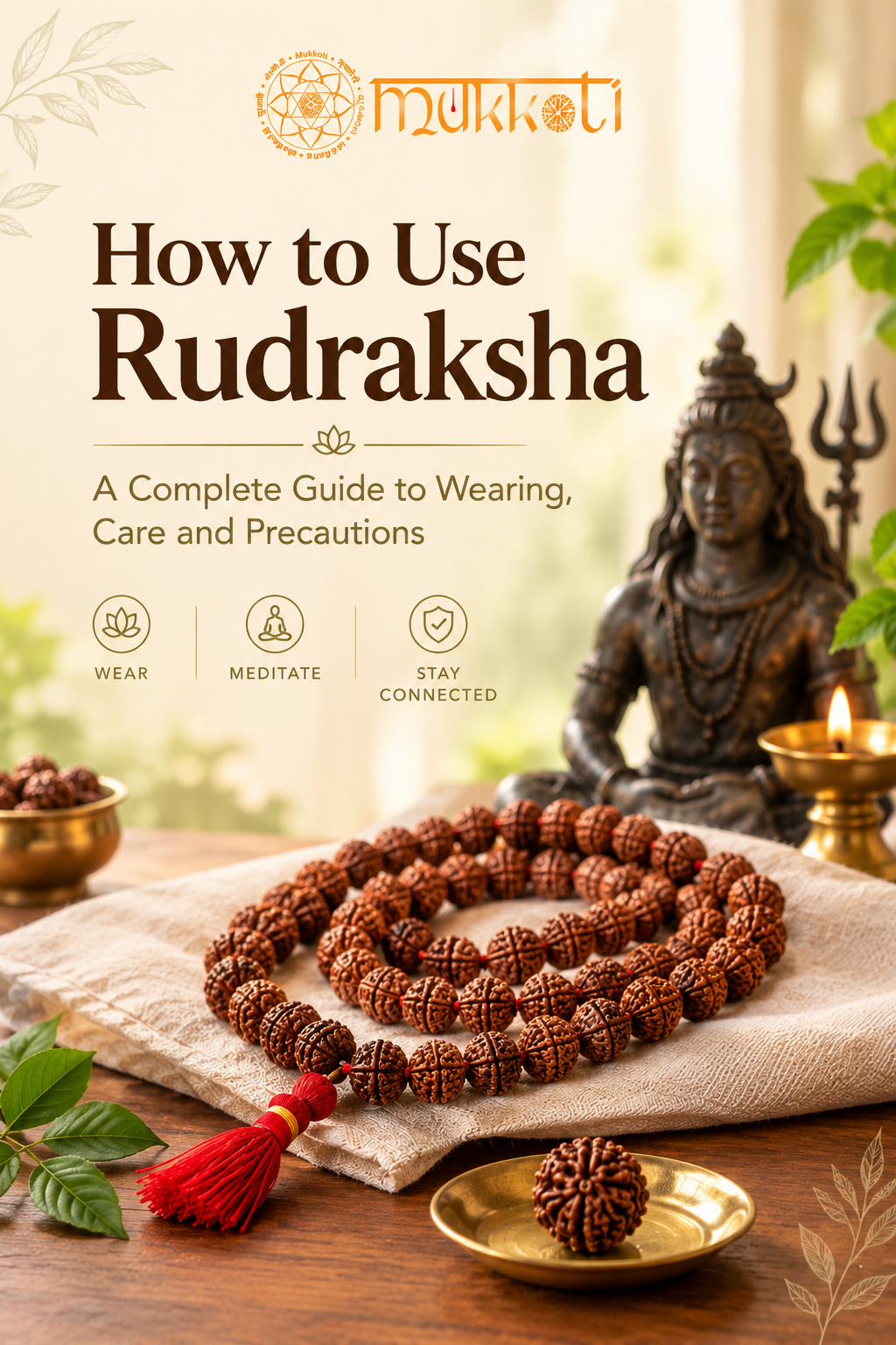 How to Use Rudraksha: A Complete Guide to Wearing, Care, and Precautions